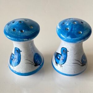 Vintage Tonala Mexican Pottery Salt and Pepper Set Handcrafted Collectible